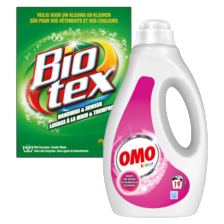 Omo of Biotex wasmiddel
